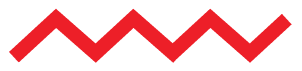 Red line separator icon