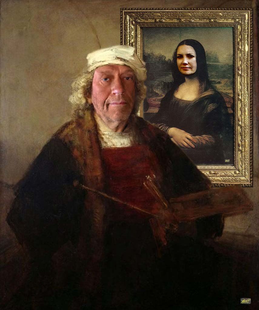 Raam kunst uitzicht