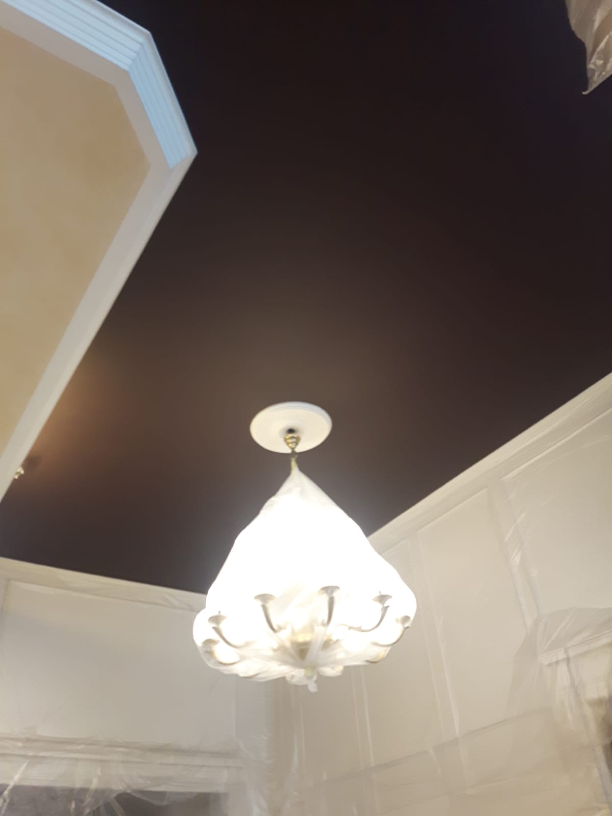 Lampadario acceso