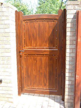 wooden gate
