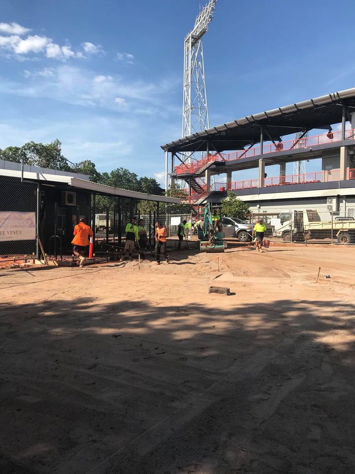 Workers at Under Construction — Olympic Concreting & Construction in Karama, NT