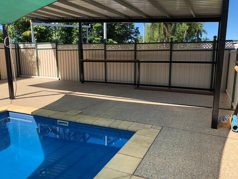 Swimming Pool Aggregate Pathway — Olympic Concreting & Construction in Karama, NT