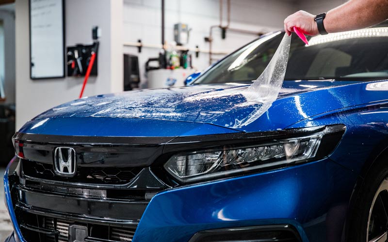 Clear Bra Honda Accord Partial Lift Off PPF