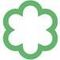 Icon grüne Blume