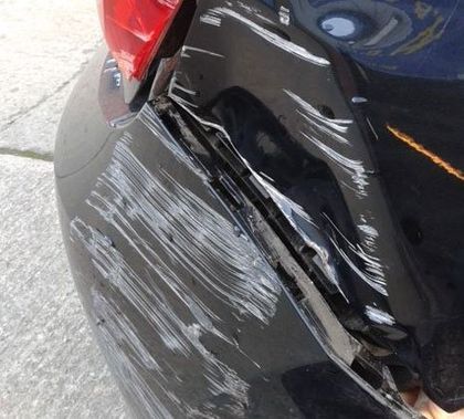 car with scratches on body