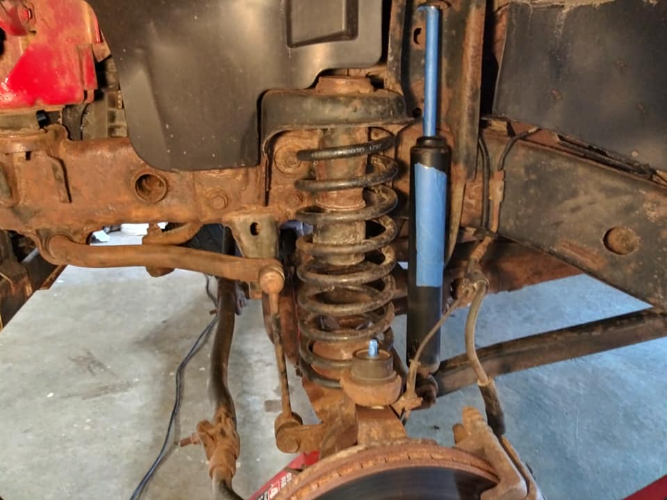 Rusty Shock Absorber — Indiana, PA — Keystone Dustless Mobile Media Blasting LLC