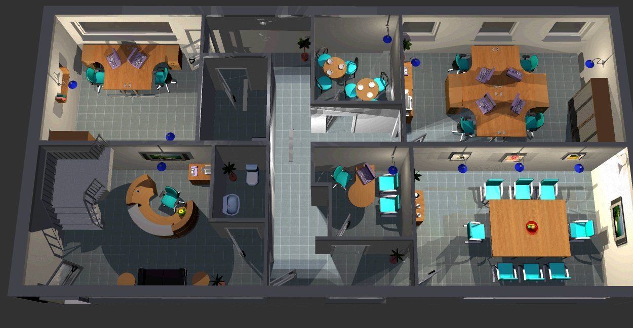 Furniture space planning and computer-aided design services
