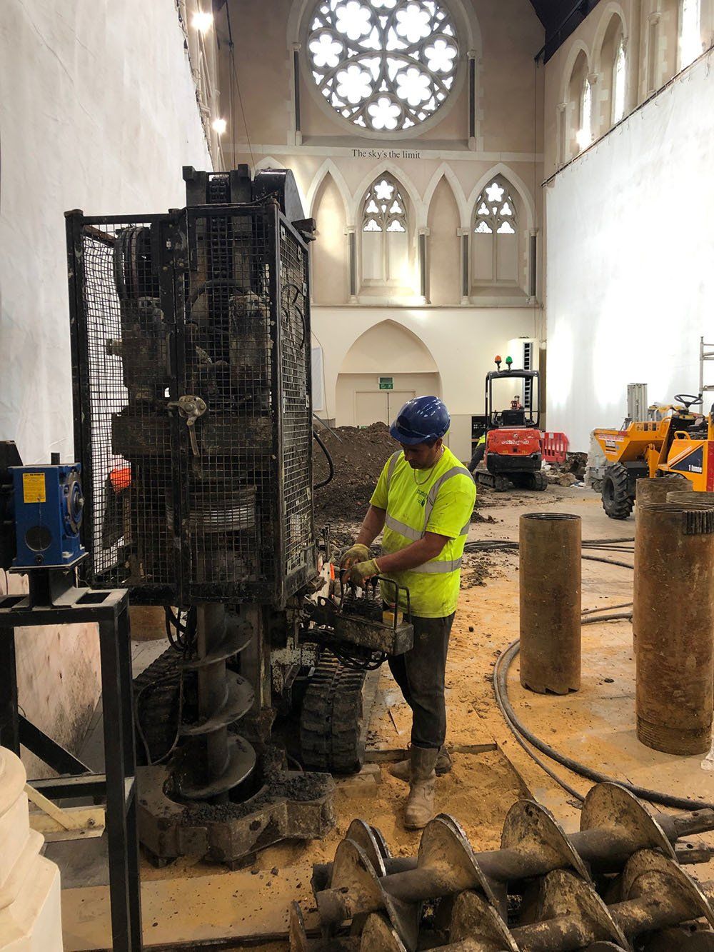 Images of Purkelly Foundation Specialists at work across London & Essex