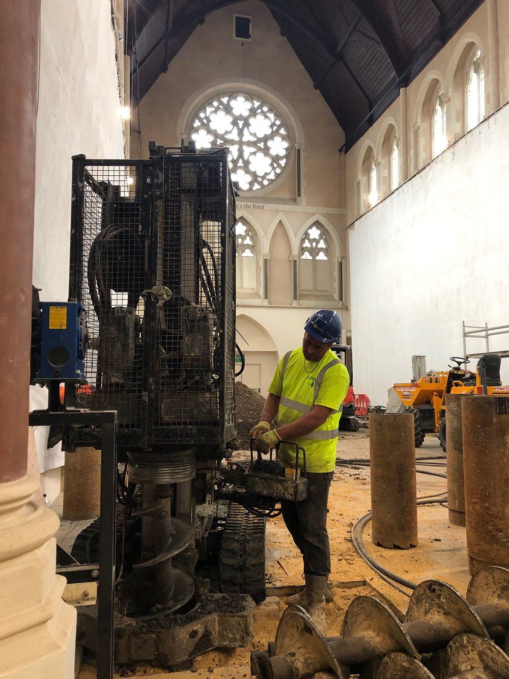 Images of Purkelly Foundation Specialists at work across London & Essex