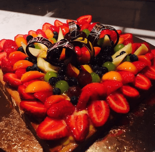 torta con la frutta