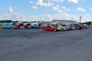 A lot of cars are parked in a parking lot