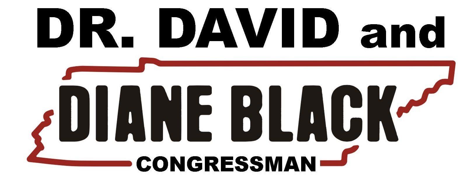 The logo for dr. david and diane black is a congressman.