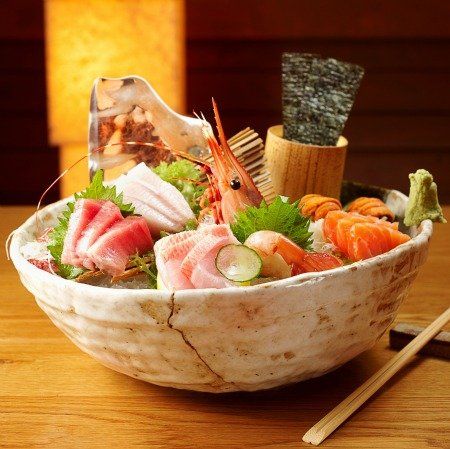 Signature sashimi platter at Volcano Steak & Sushi