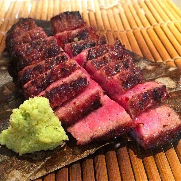 Premium hibachi steak at Volcano Steak & Sushi