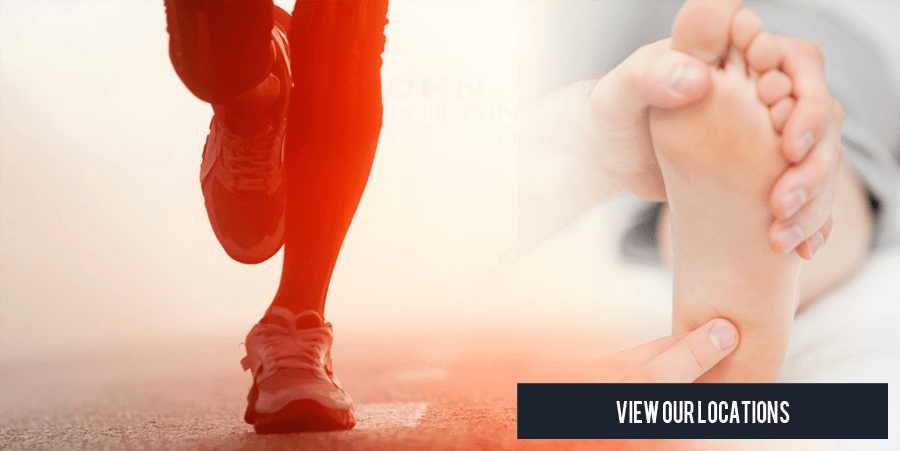 Running shoes and podiatrist at work on the Gold Coast