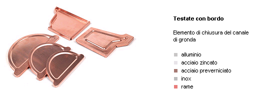 Tre cinturini per orologio color oro rosa e marrone con la descrizione del prodotto in italiano in bianco sulla destra.
