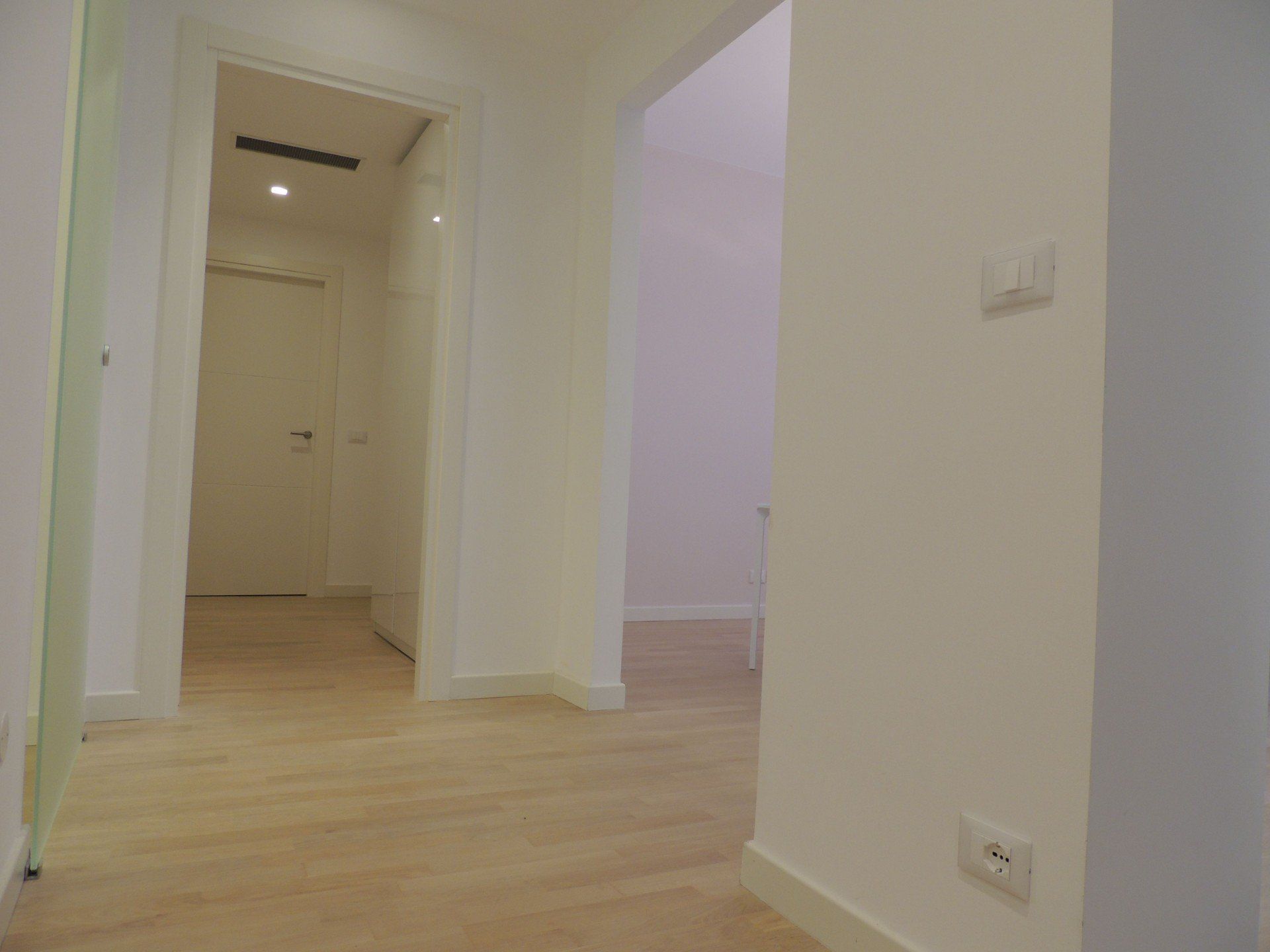 corridoi abitazione con parquet