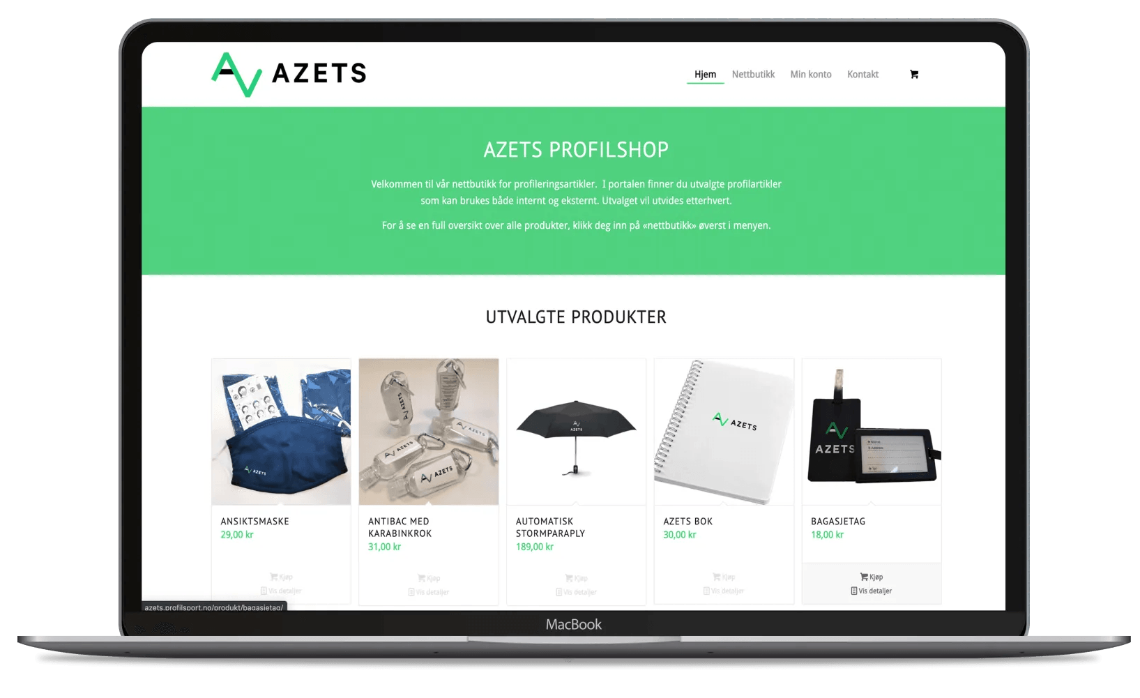 Profilartikler til Bedrift Azets