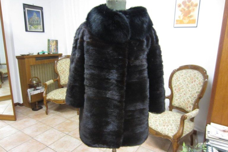 pelliccia realizzata a mano