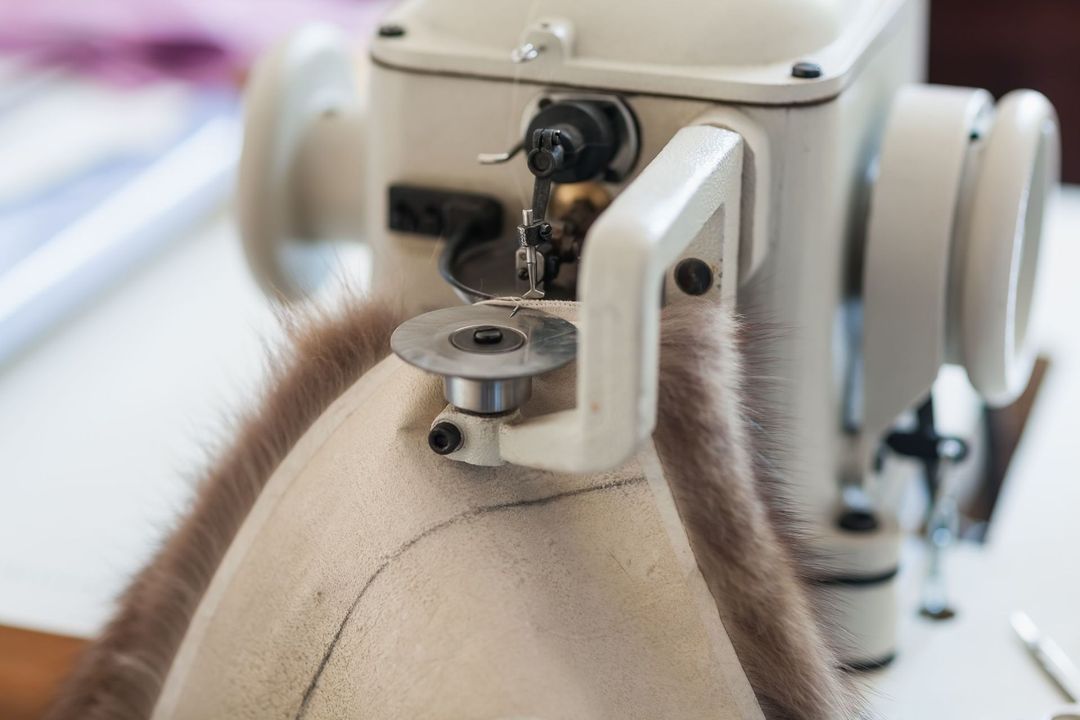 cucitura di una pelliccia