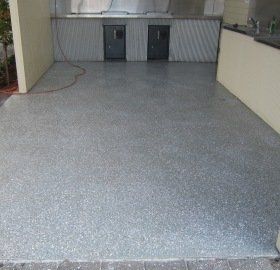 After Flake Flooring