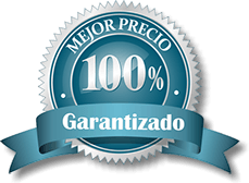 A seal that says mejor precio 100 % garantizado