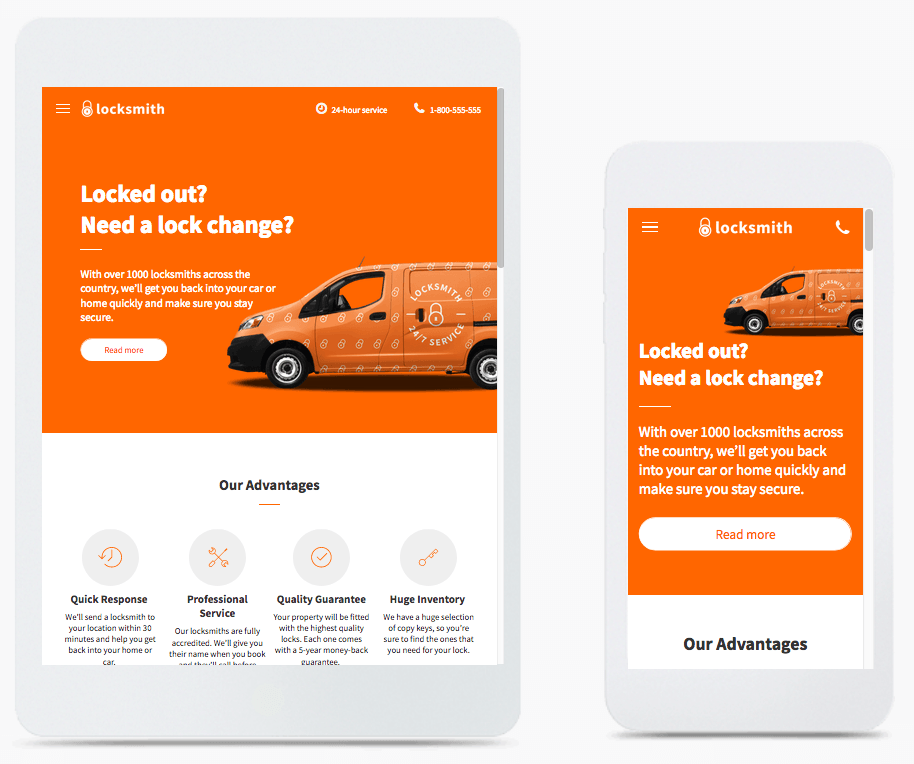 Locaksmith Website Builder