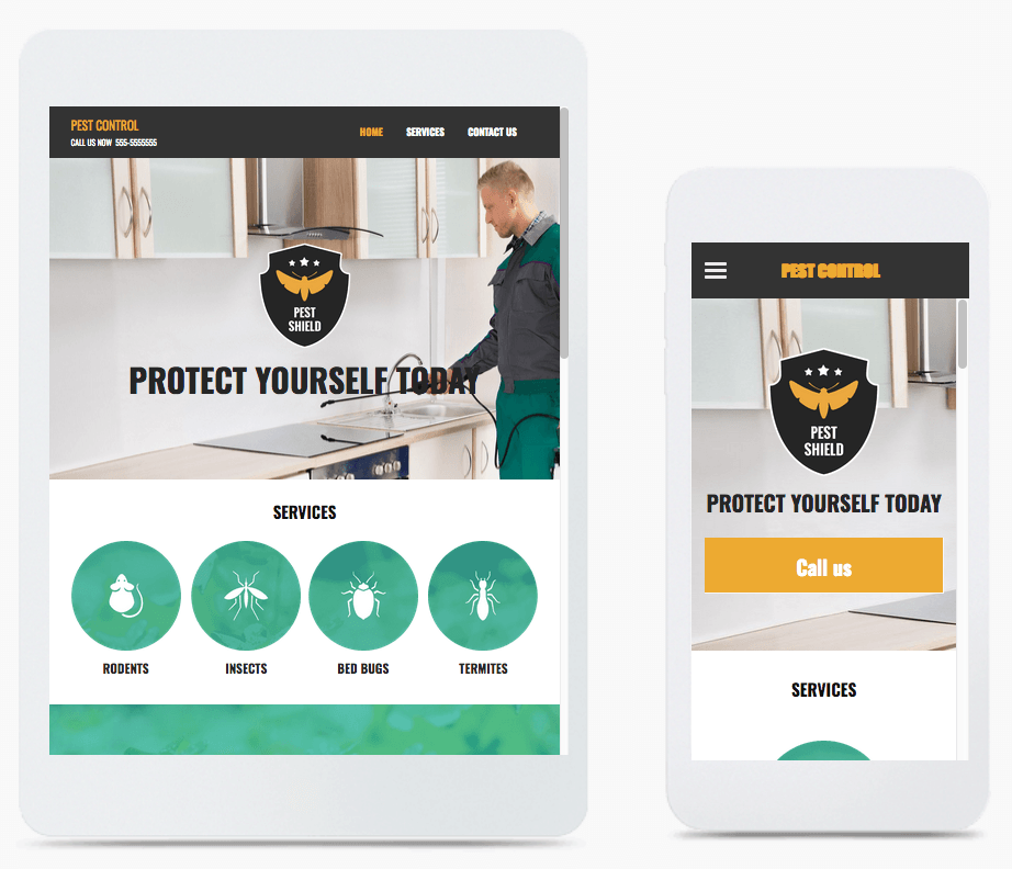 Pest Contol Website Builder