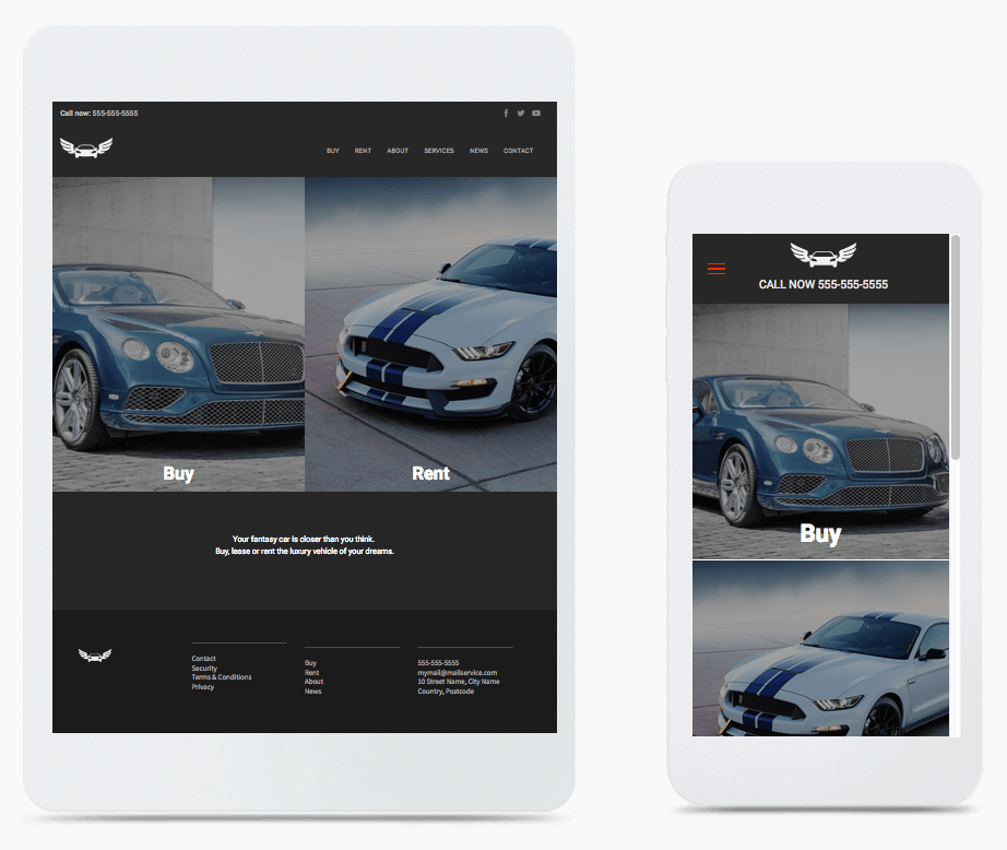 Care Dealership Website Builder