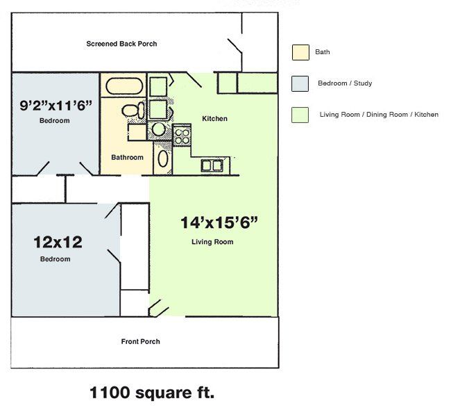 Quail Run Apartments floor plans