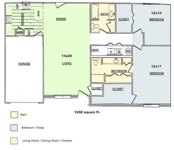Quail Run Apartments floor plans