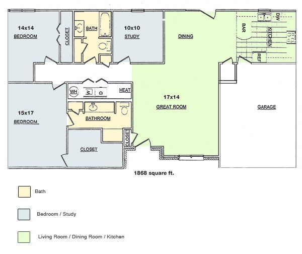 Quail Run Apartments floor plans