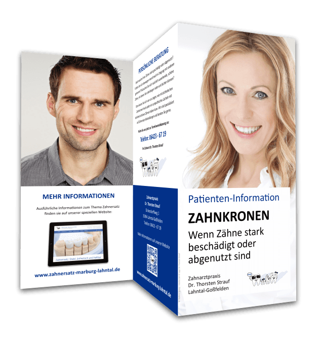 Flyer Zahnkronen Flyer Zahnkronen