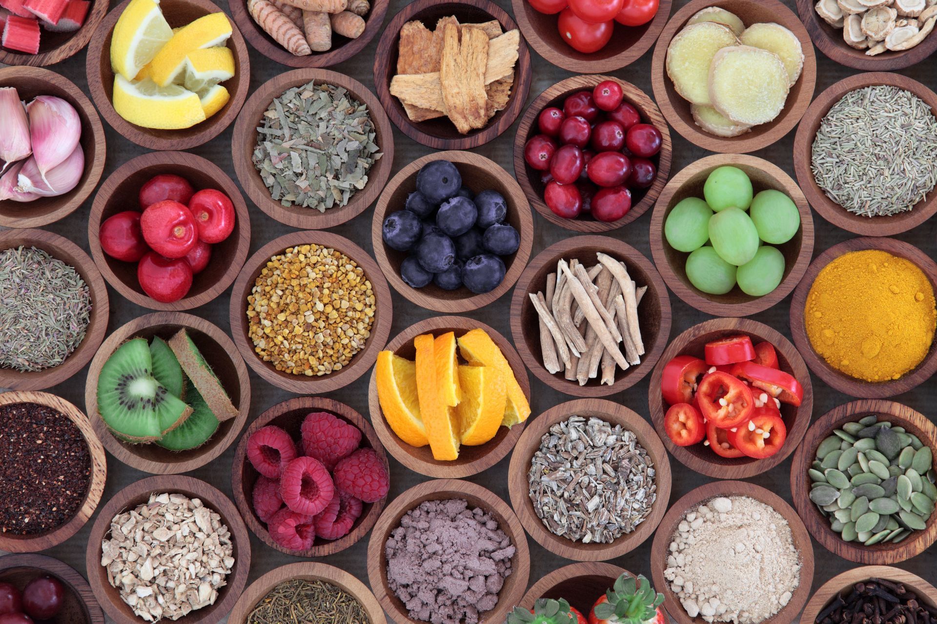 fruits and other healthy nuts