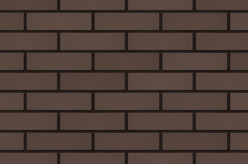 Brown brick wall with dark brown mortar.