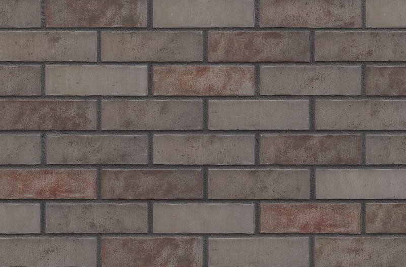 Brick wall, weathered appearance, varying shades of brown and red bricks, dark gray mortar.