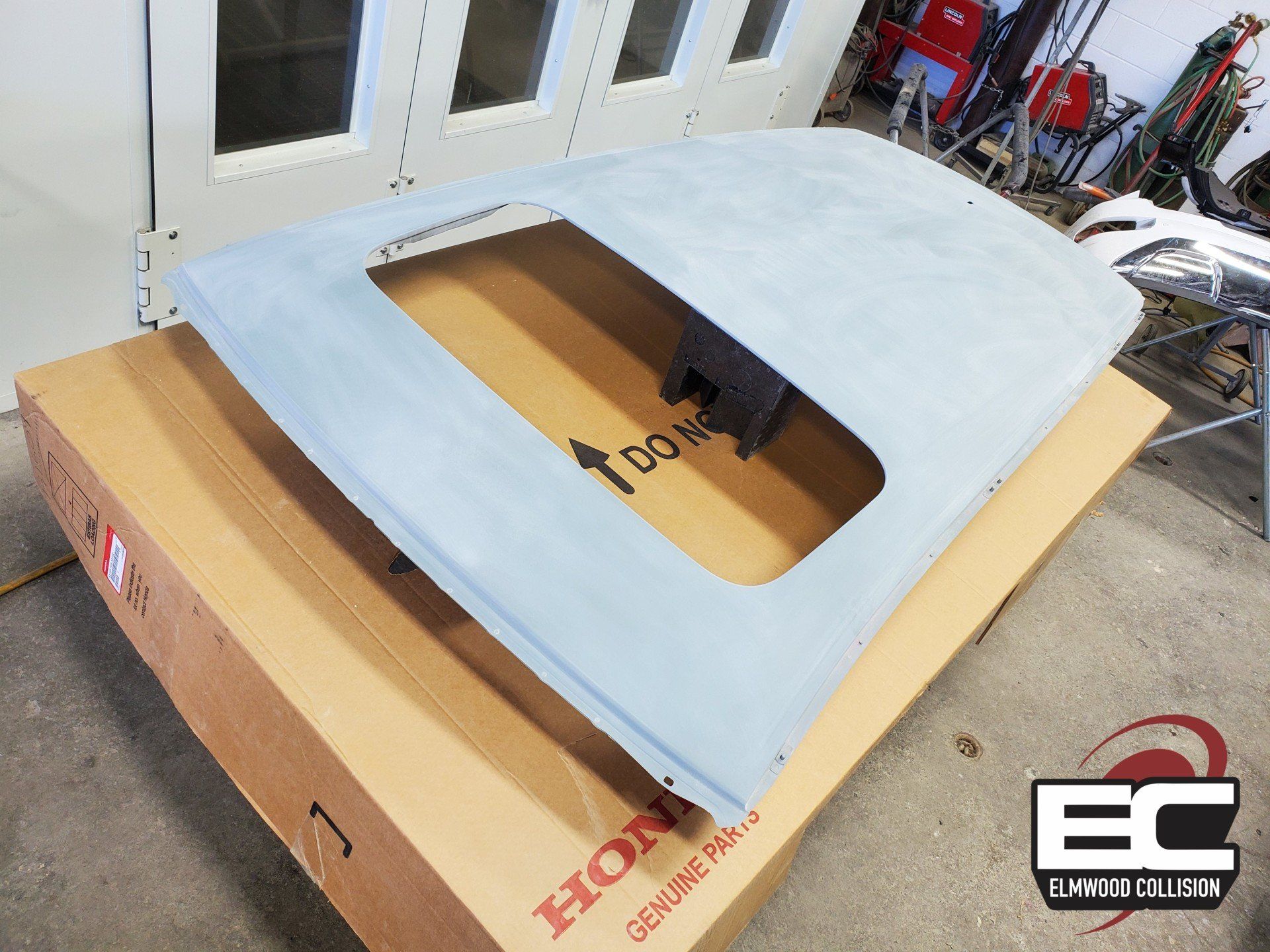 New roof before painting and installing on 2015 Honda CR-V