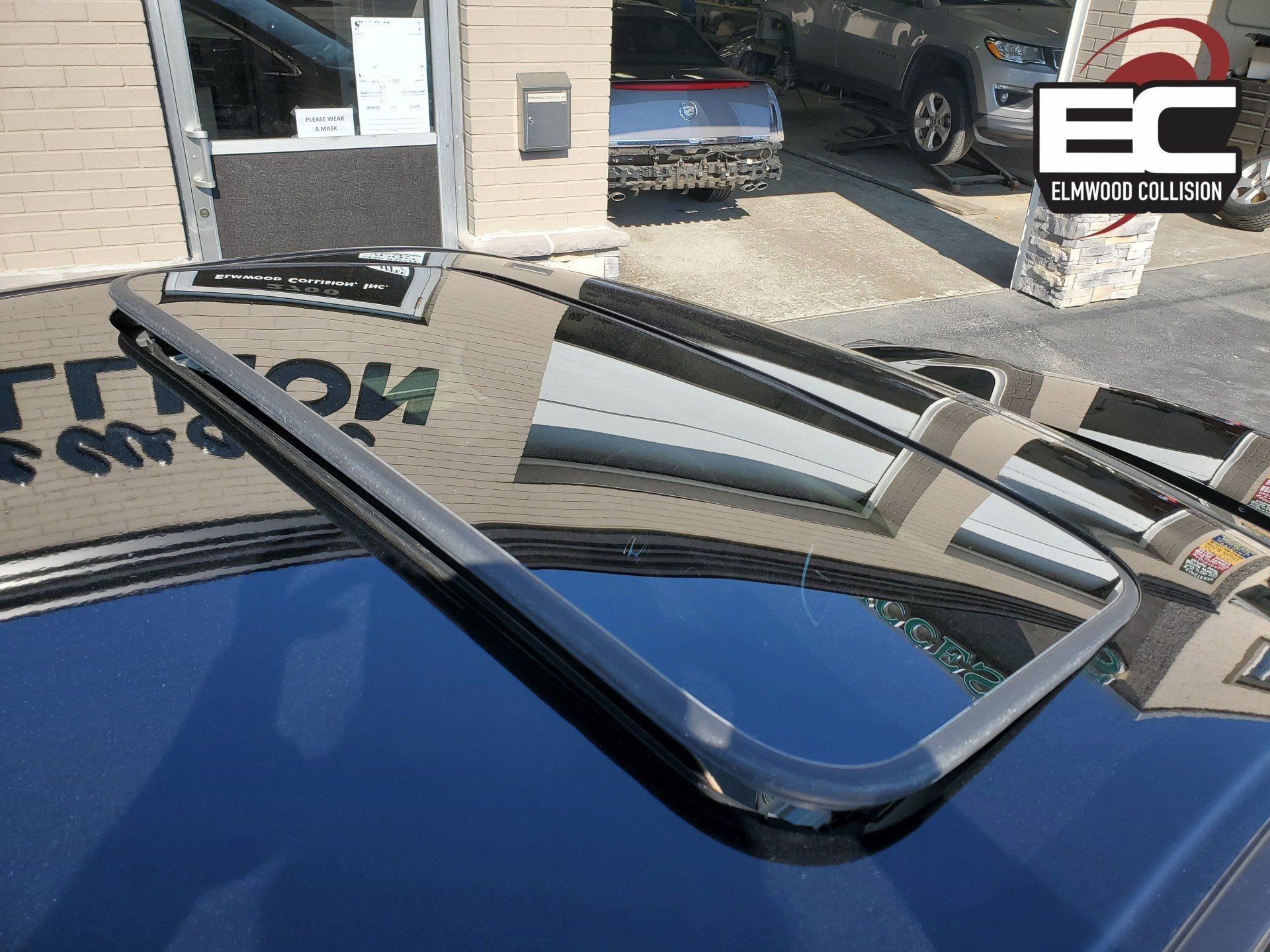 2015 Honda CR-V with new roof and sunroof installed
