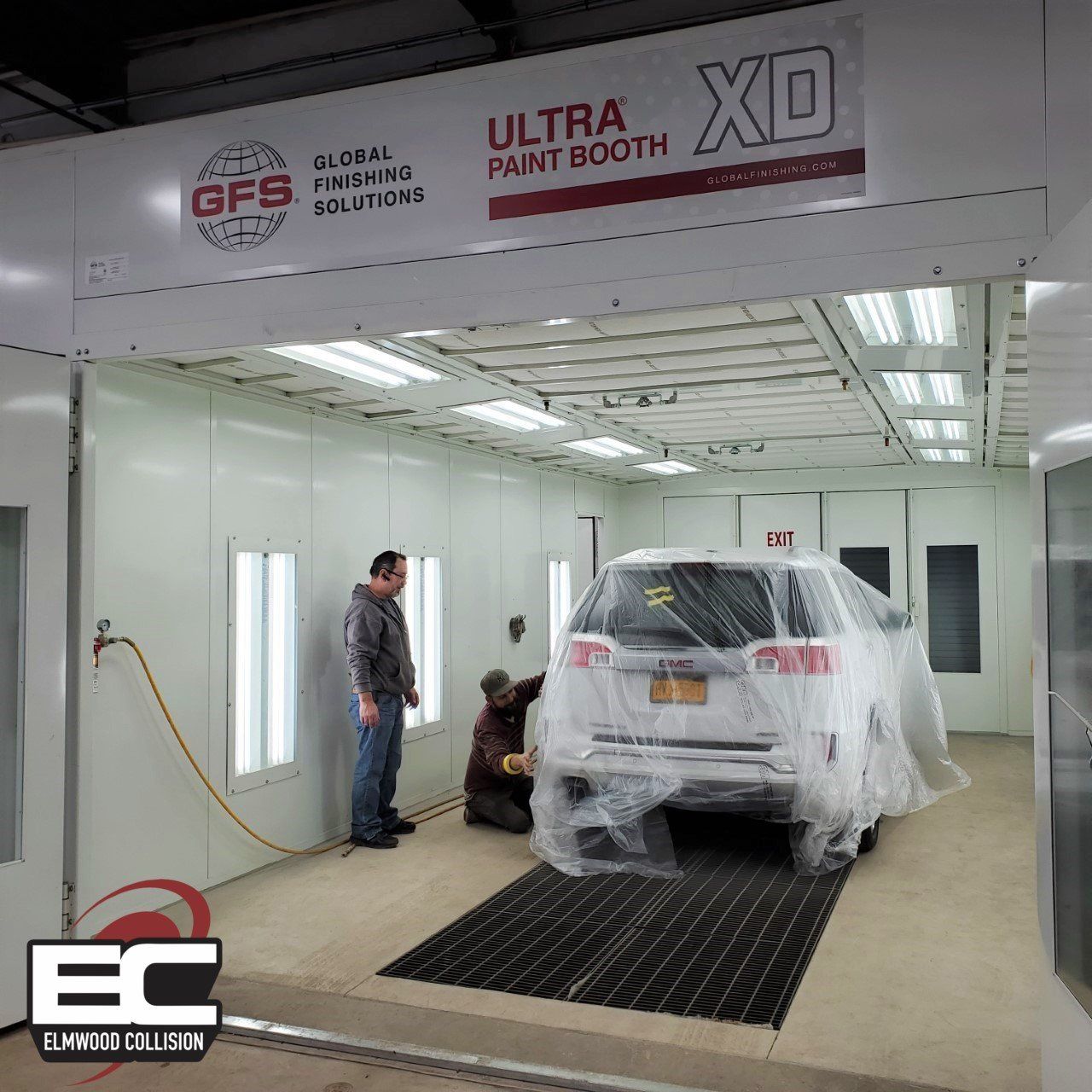 Paint Booth at Elmwood Collision in Kenmore New York