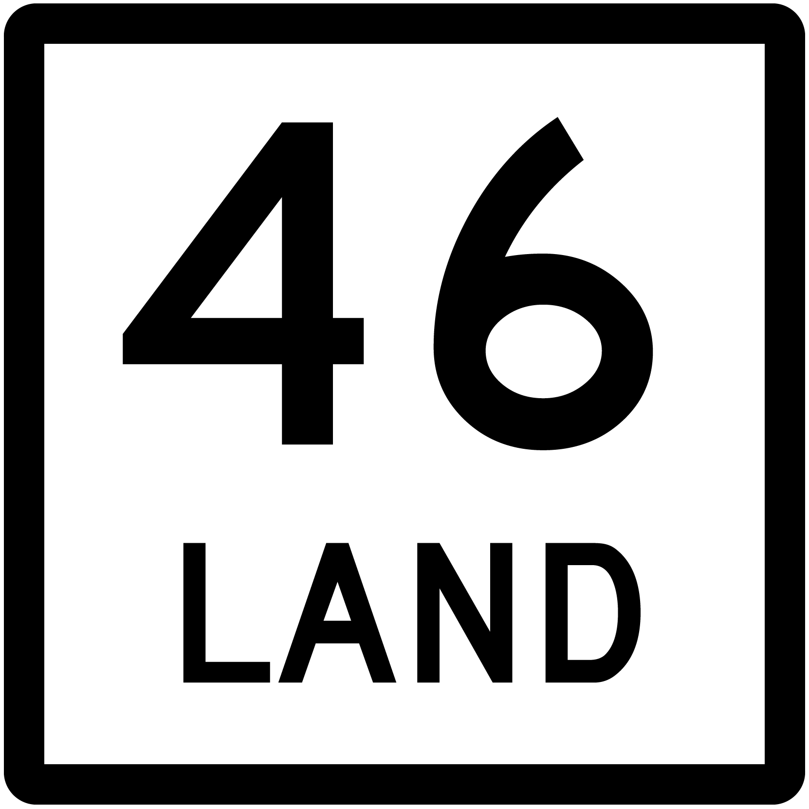 HWY 46 Land Logo