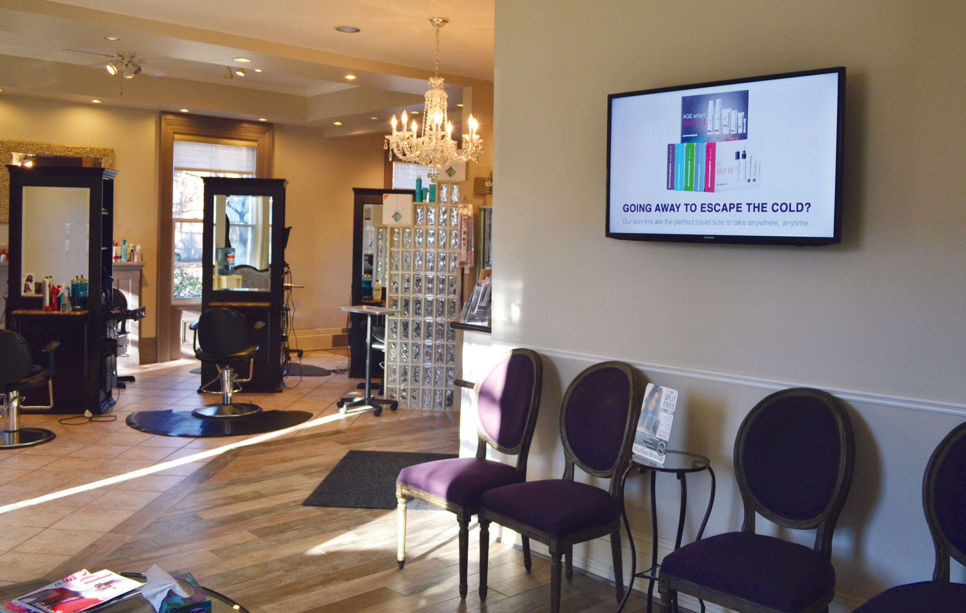 Skintreet promotional Digital Signage