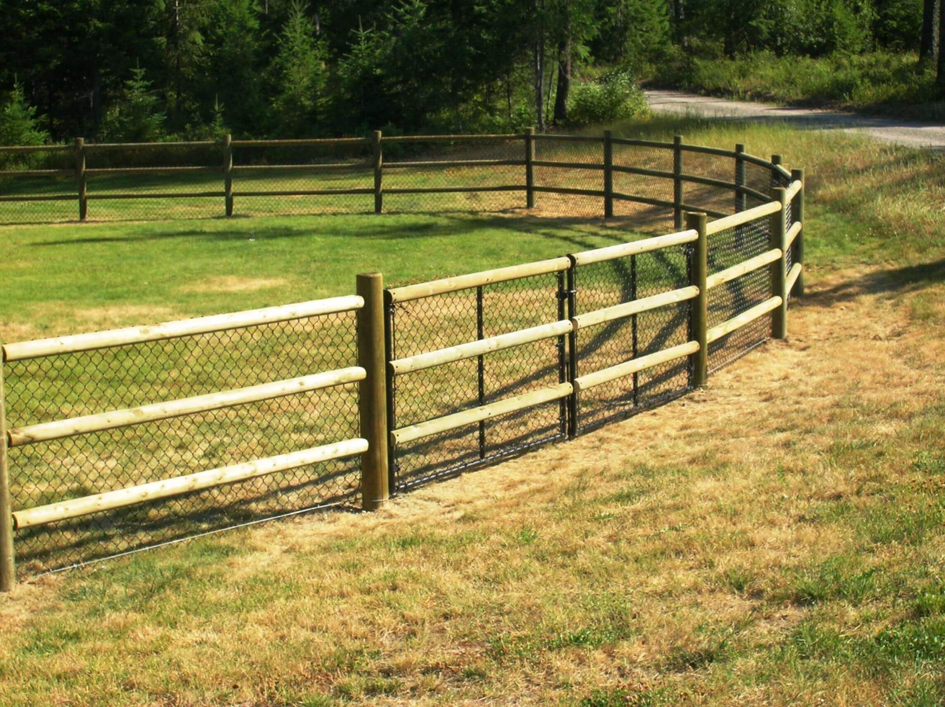 Dowel Rail Fence — Hayden, ID — American Fence Company