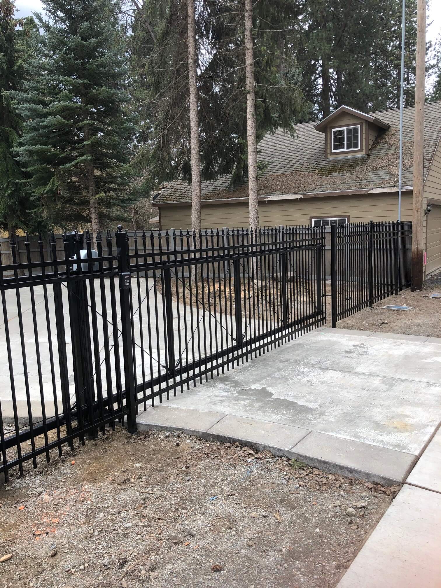Small Black Fence — Hayden, ID — American Fence Company