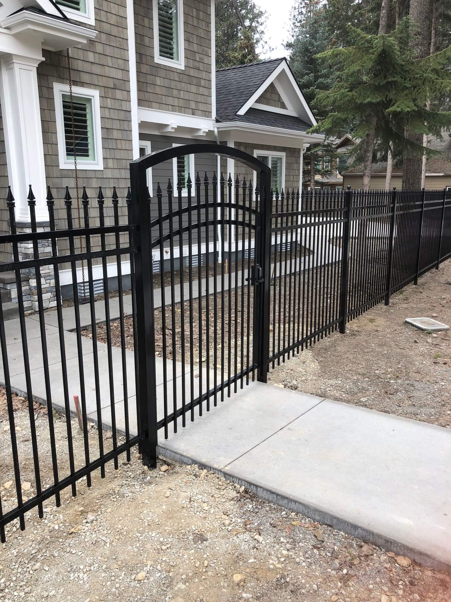 Newly Installed Ornamental Iron  — Hayden, ID — American Fence Company