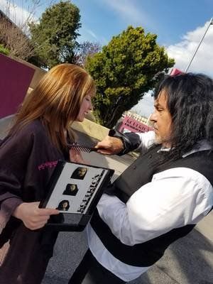 Men's Haircut — Stylist Combing The Customer's Hair in Albuquerque, NM