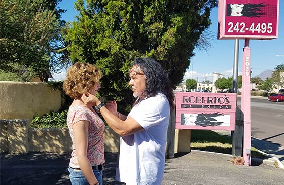 Coloring And High/Lowlights — Stylist Highlighting The Hair in Albuquerque, NM