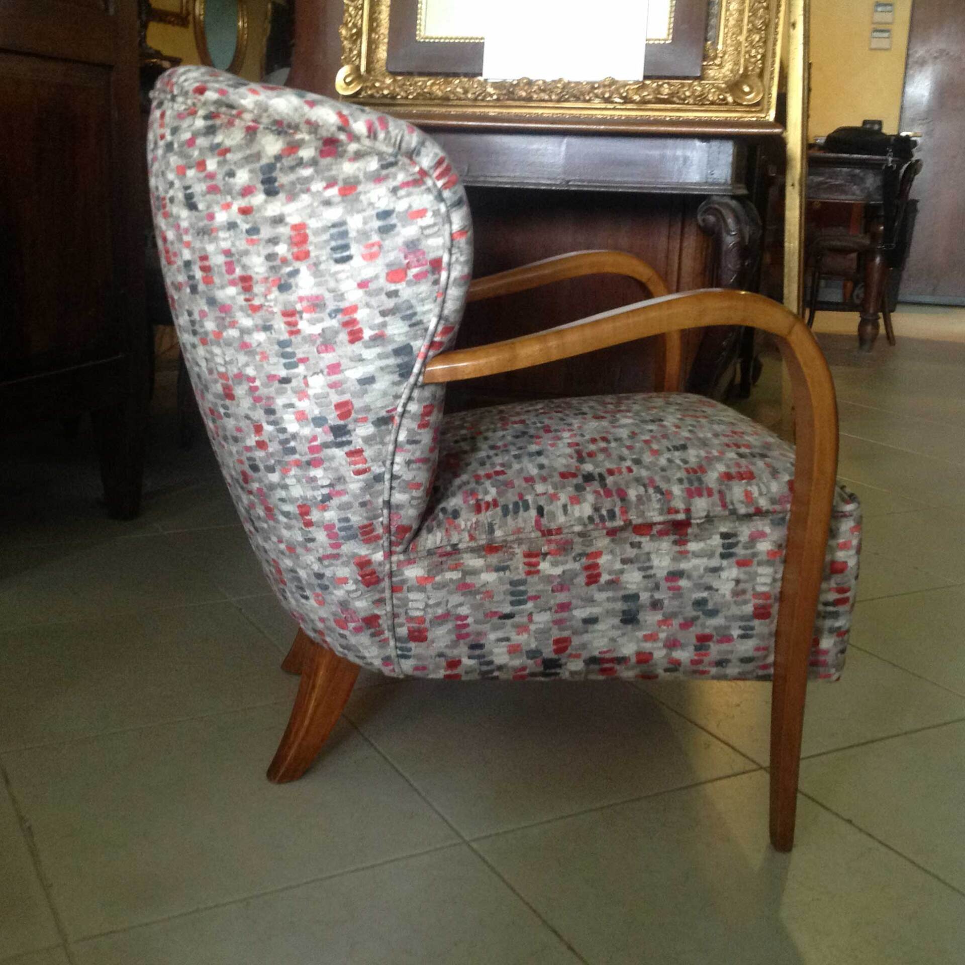 poltrona da restaurare