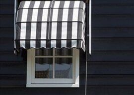 Awnings For Home — Window Checkered Awning in Los Angeles, CA