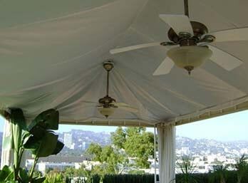 Retractable Awnings — Awnings with Ceiling Fan in Los Angeles, CA Retractable Awnings — Awnings with Ceiling Fan in Los Angeles, CA
