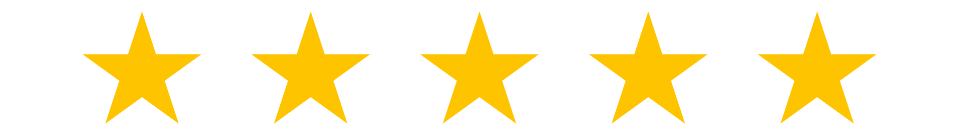 5 star review banner
